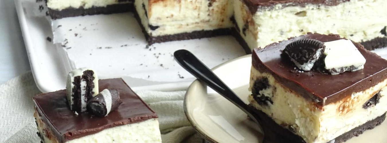 Witte chocolade MonChoutaart met Oreo