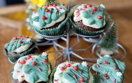 Kerst cupcakes